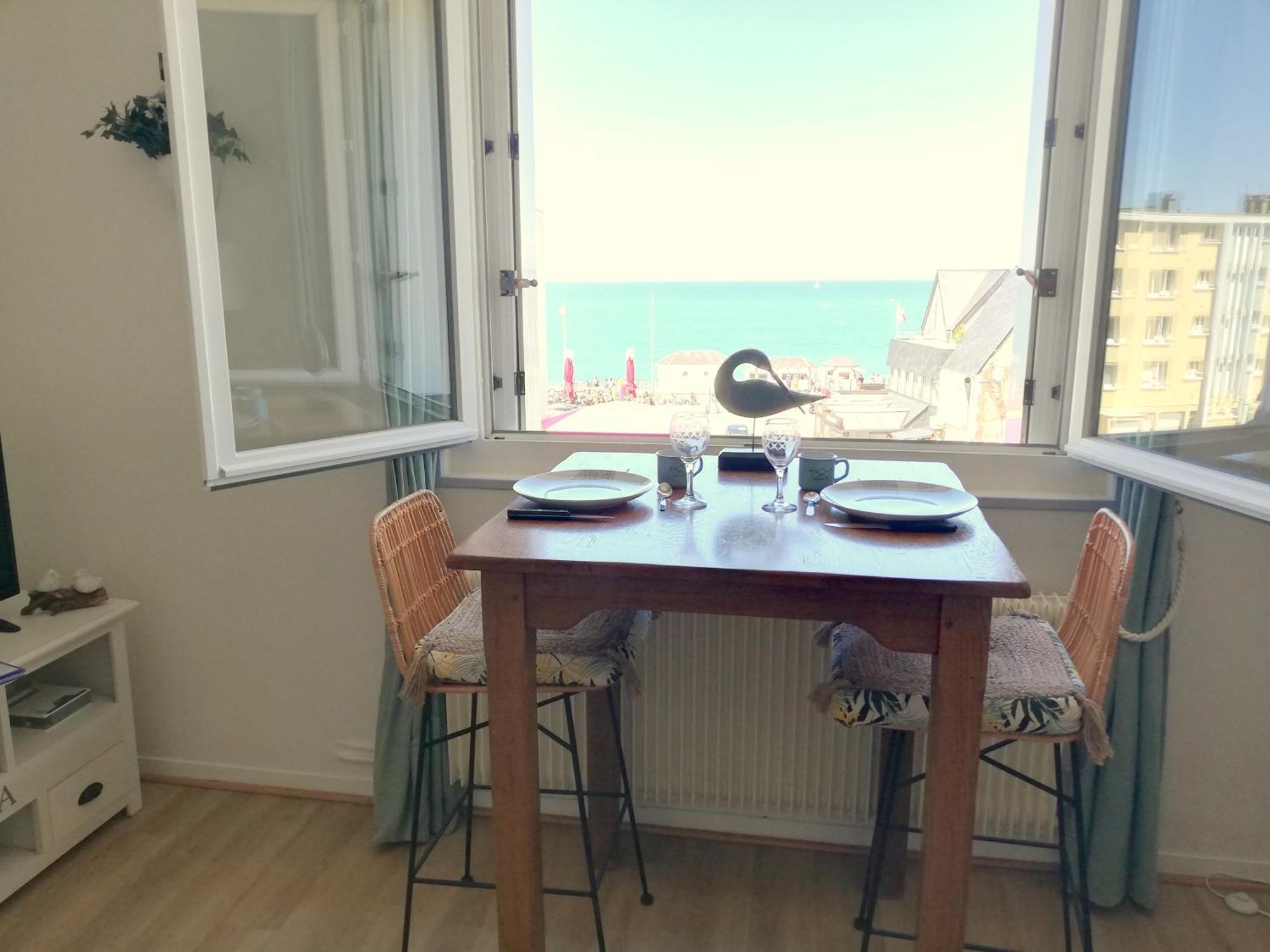L'Horizon Vue Mer Et Falaises Fécamp Exterior foto